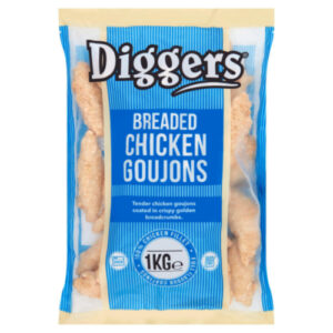Breaded Chicken Goujons - 1kg - Frozen