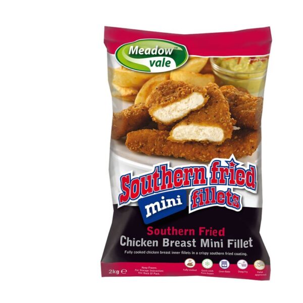 Southern Fried Chicken Goujons 1kg Frozen Devine Quality Foods